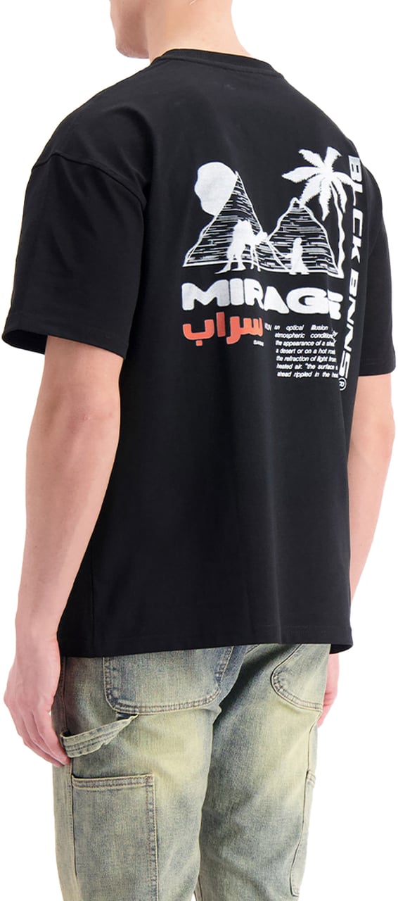 Black Bananas Mirage T-shirt Zwart