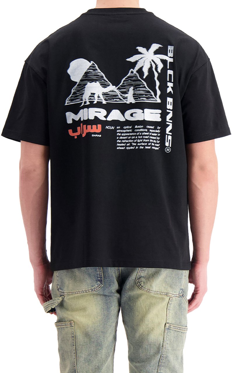 Black Bananas Mirage T-shirt Zwart