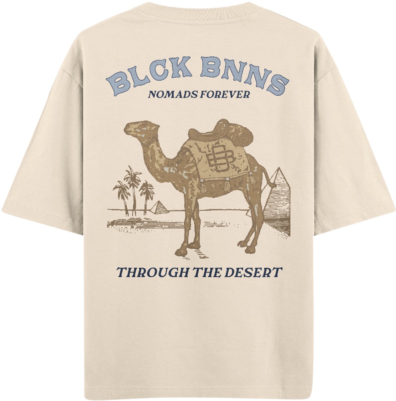 Black Bananas Camel T-shirt Beige