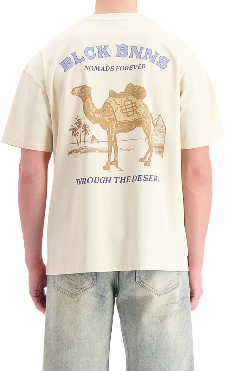 Black Bananas Camel T-shirt Beige