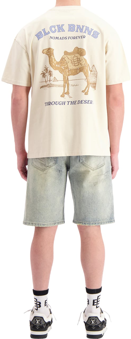 Black Bananas Camel T-shirt Beige