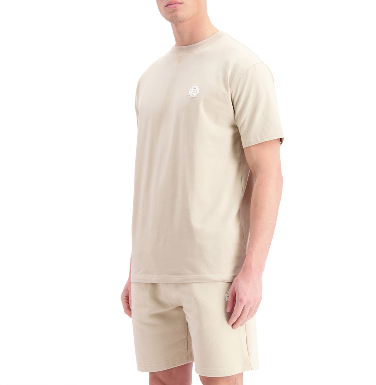 Black Bananas Mono Relax T-shirt Beige