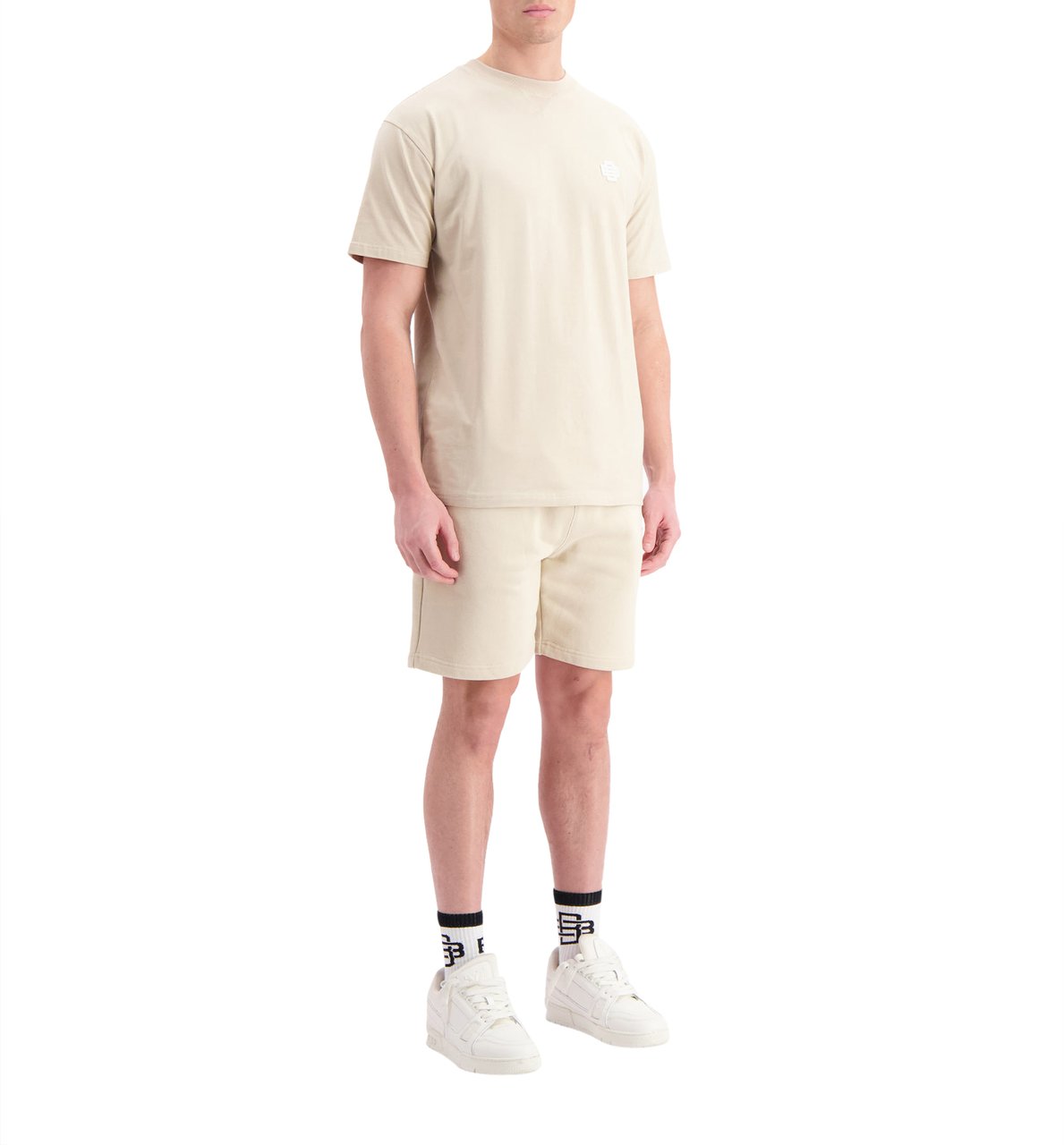 Black Bananas Mono Relax T-shirt Beige
