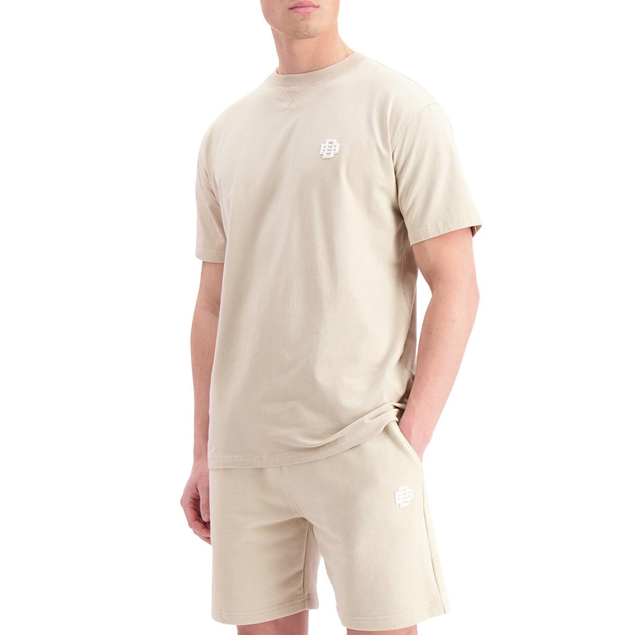 Black Bananas Mono Relax T-shirt Beige