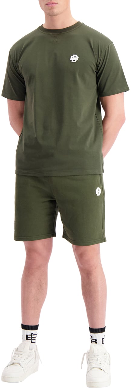 Black Bananas Mono Relax T-shirt Groen