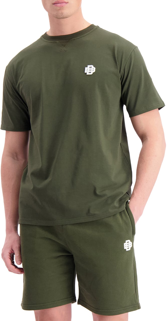 Black Bananas Mono Relax T-shirt Groen