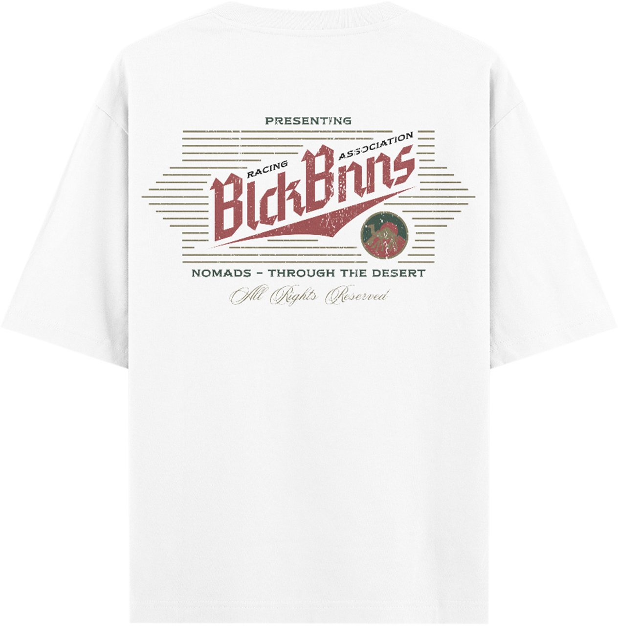 Black Bananas Racing Association T-shirt Wit