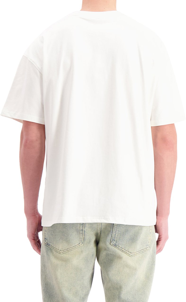 Black Bananas Block Monogram  T-shirt Wit