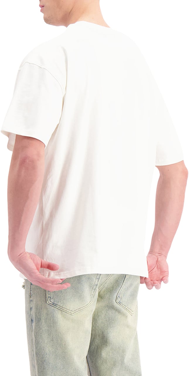 Black Bananas Block Monogram  T-shirt Wit