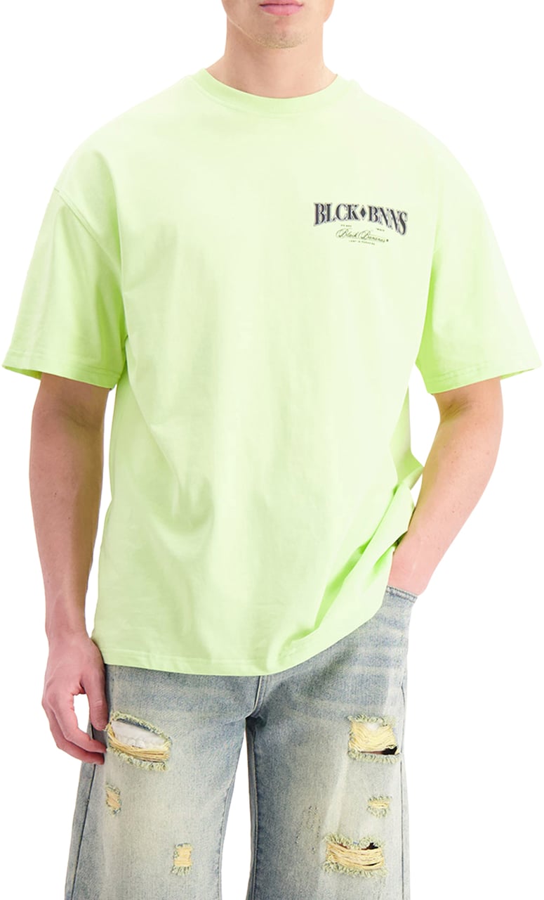 Black Bananas Paradise T-shirt Geel