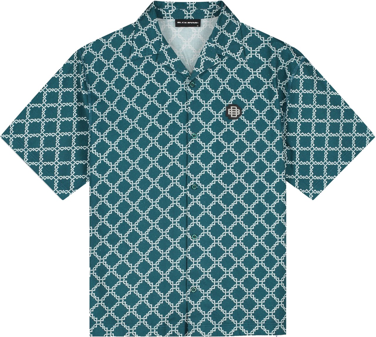 Black Bananas Monogram Shirt Groen