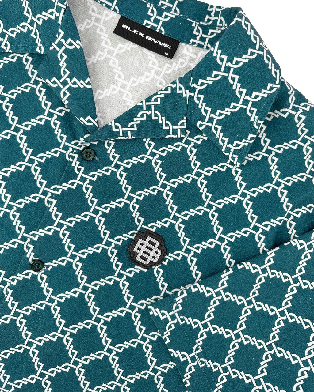 Black Bananas Monogram Shirt Groen