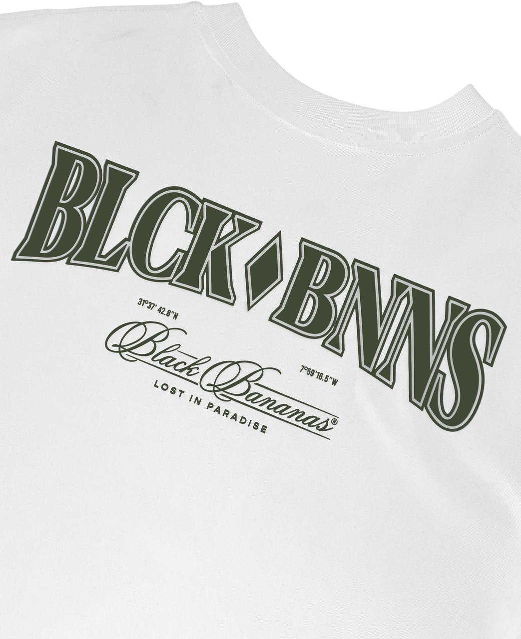 Black Bananas Lost T-shirt Wit