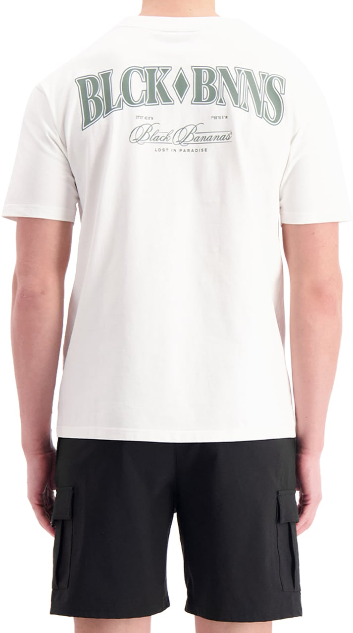 Black Bananas Lost T-shirt Wit