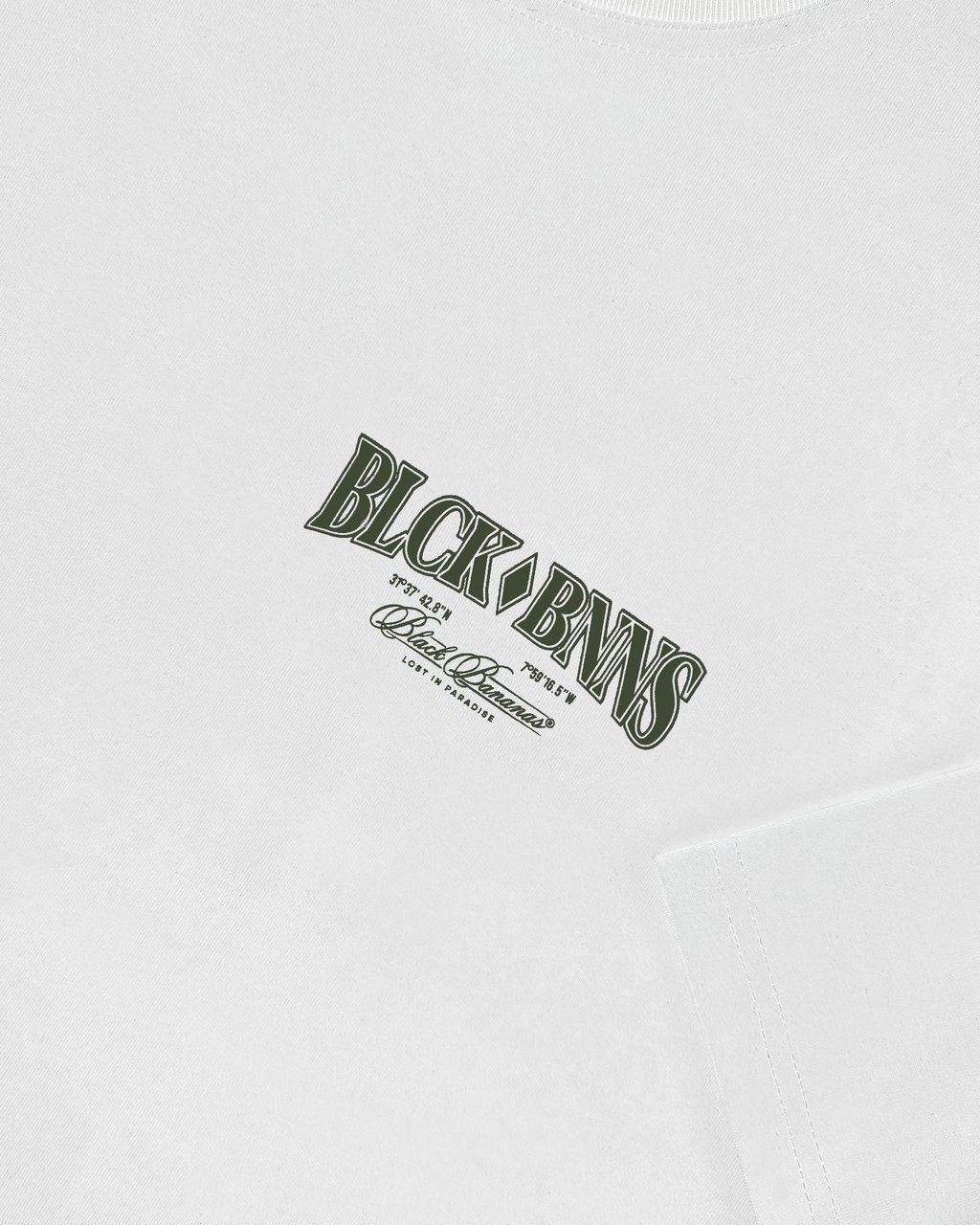 Black Bananas Lost T-shirt Wit