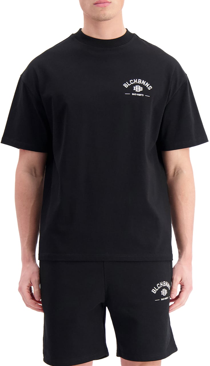 Black Bananas Bad Habits T-shirt Zwart