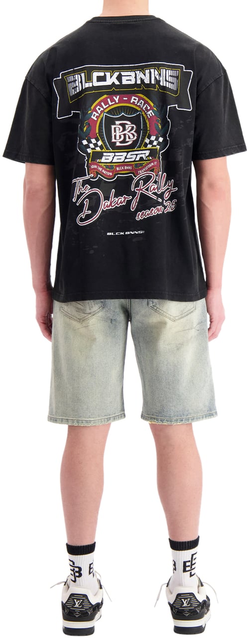 Black Bananas Rally T-shirt Zwart