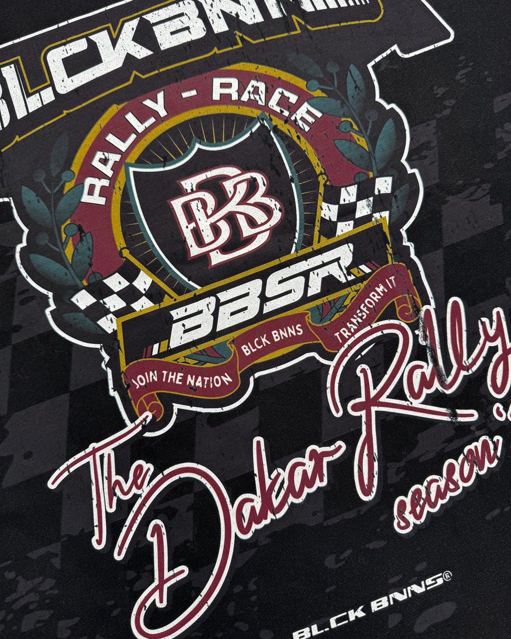 Black Bananas Rally T-shirt Zwart