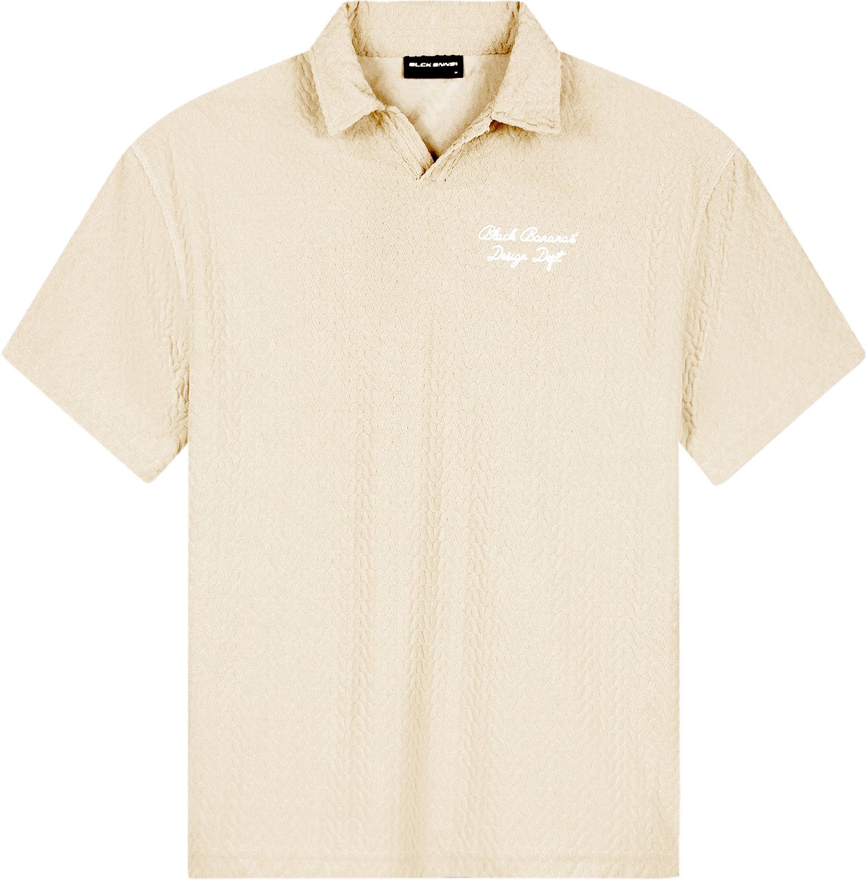 Black Bananas Terry Lounge Polo Beige