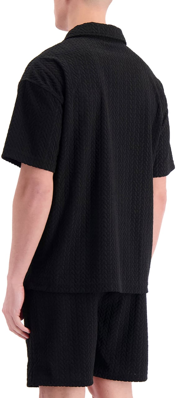 Black Bananas Terry Lounge Polo Zwart