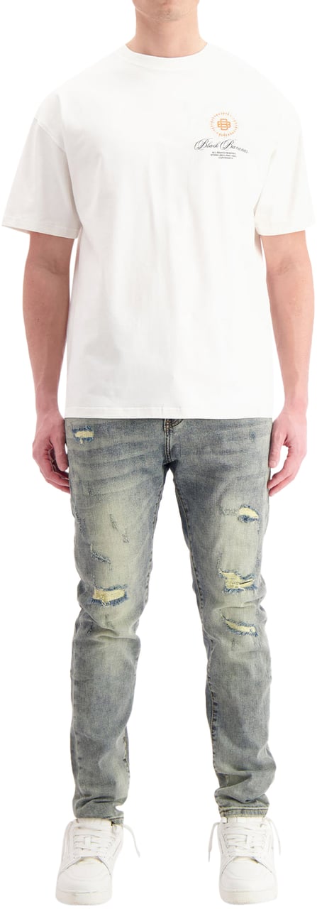 Black Bananas Heaven T-shirt Wit