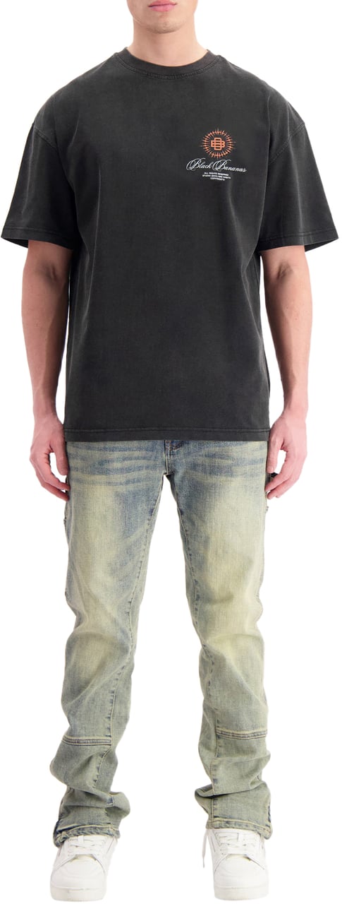Black Bananas Heaven T-shirt Zwart