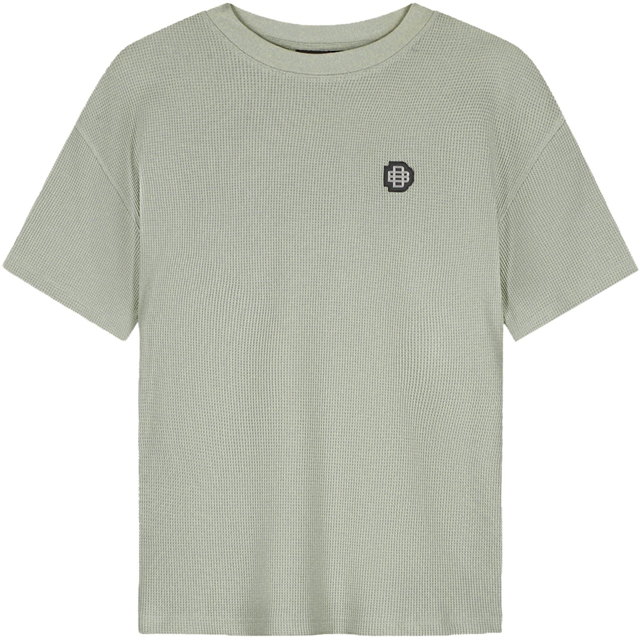Black Bananas Monogram Waffle T-shirt Groen