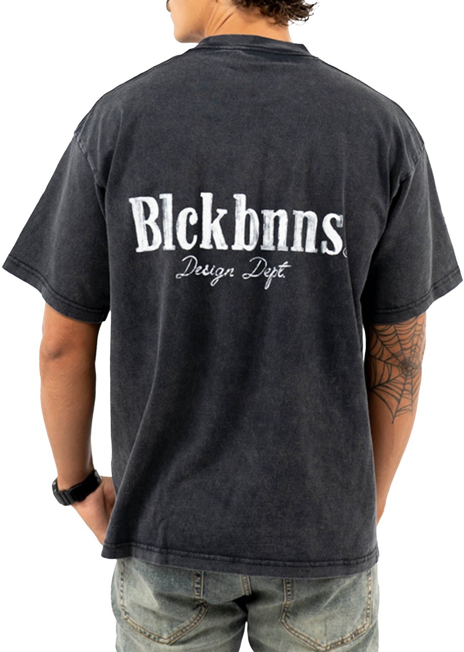 Black Bananas Brush T-Shirt Zwart