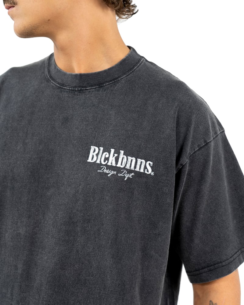 Black Bananas Brush T-Shirt Zwart