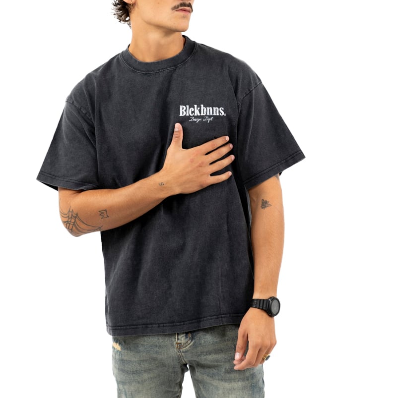 Black Bananas Brush T-Shirt Zwart