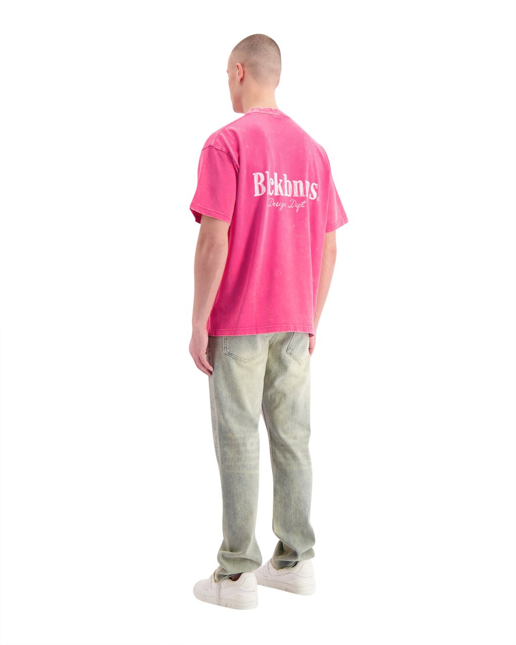 Black Bananas Brush T-shirt Roze