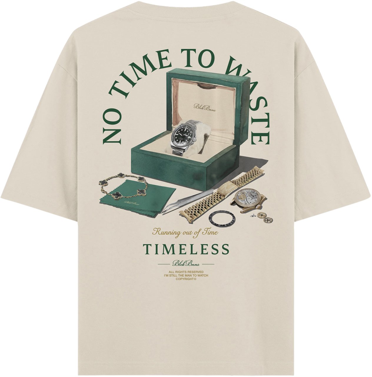 Black Bananas Watchmaker Table T-shirt Beige