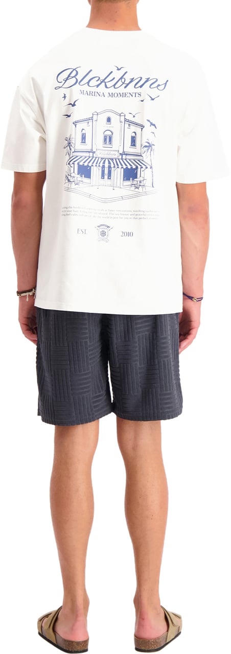 Black Bananas Marina Club T-shirt Wit