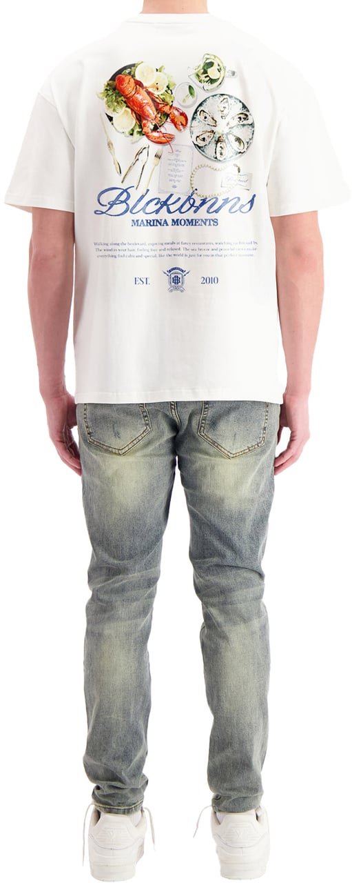 Black Bananas Marina Table T-shirt Wit