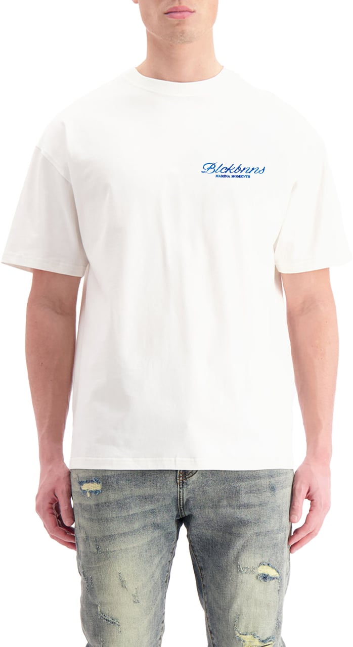 Black Bananas Marina Table T-shirt Wit