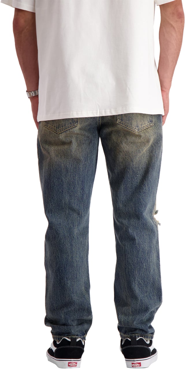 Black Bananas Ash Fade Denim Blauw