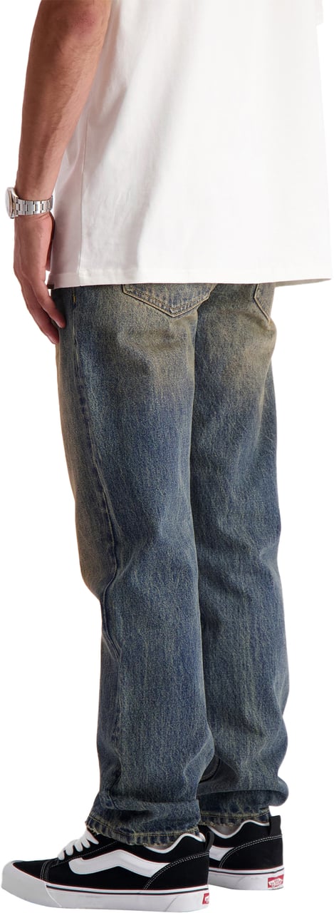Black Bananas Ash Fade Denim Blauw