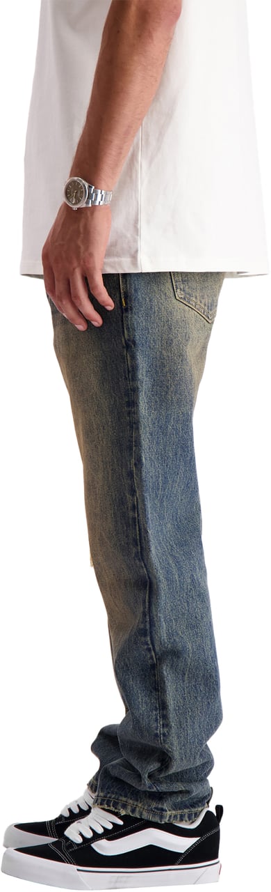 Black Bananas Ash Fade Denim Blauw