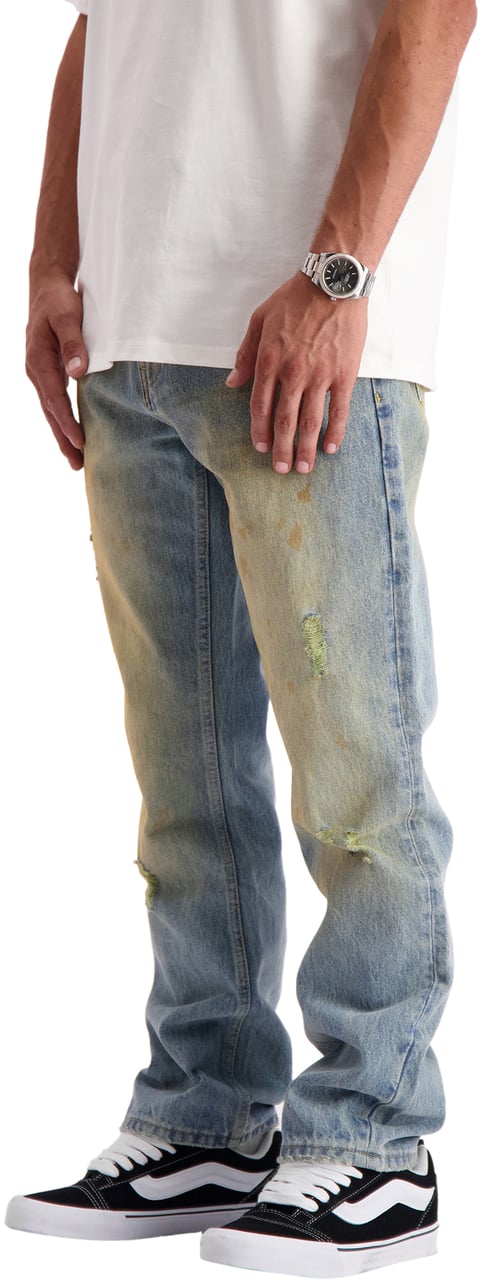 Black Bananas Dusted Daze Denim Blauw