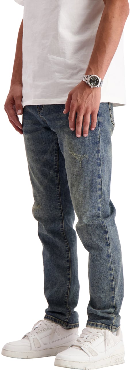 Black Bananas Soft Edge Slim Denim Blauw