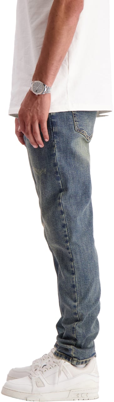 Black Bananas Soft Edge Slim Denim Blauw
