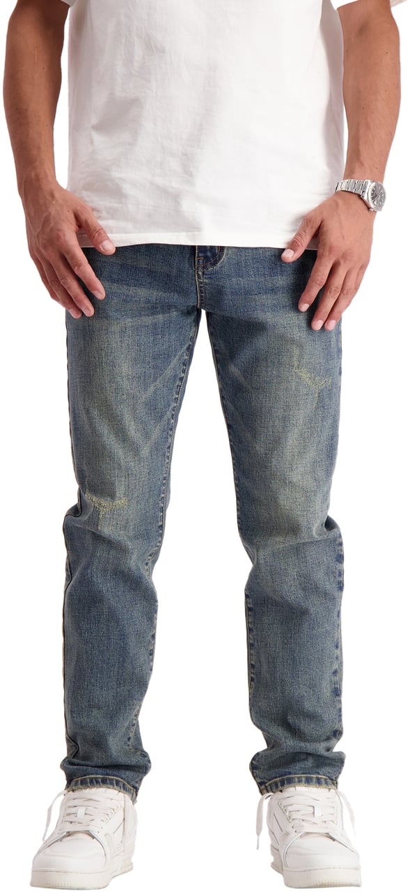 Black Bananas Soft Edge Slim Denim Blauw