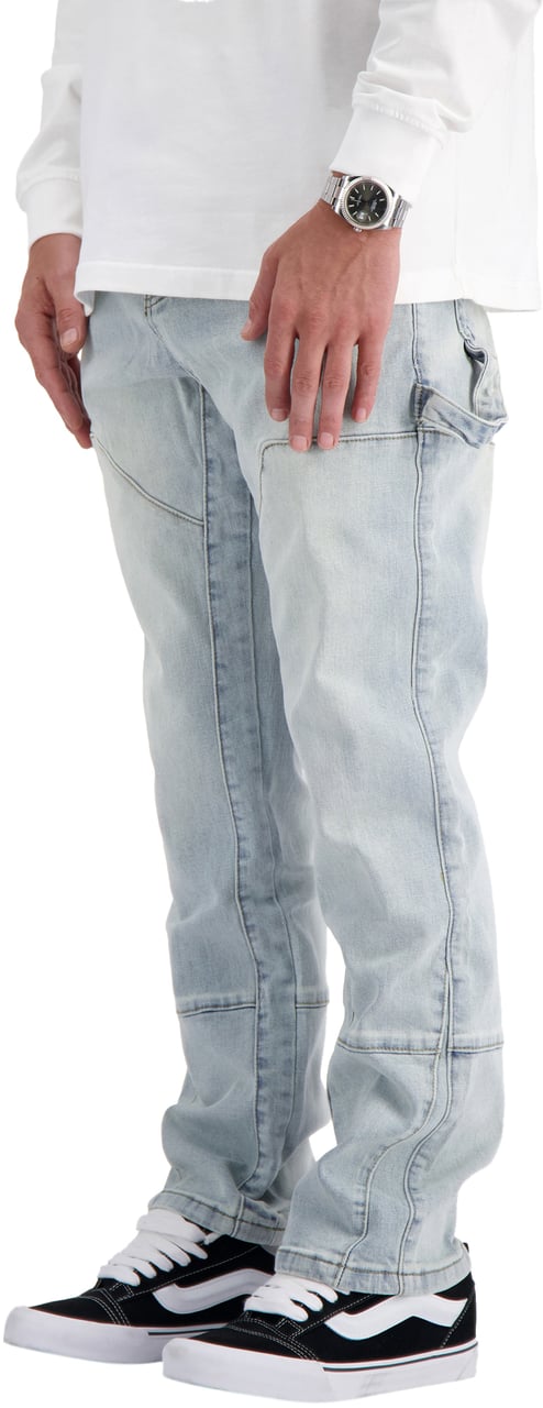 Black Bananas Straight Carpenter Denim Blauw