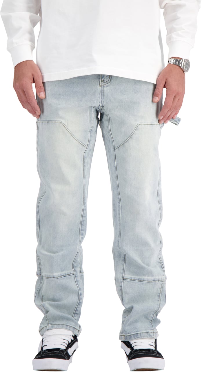 Black Bananas Straight Carpenter Denim Blauw