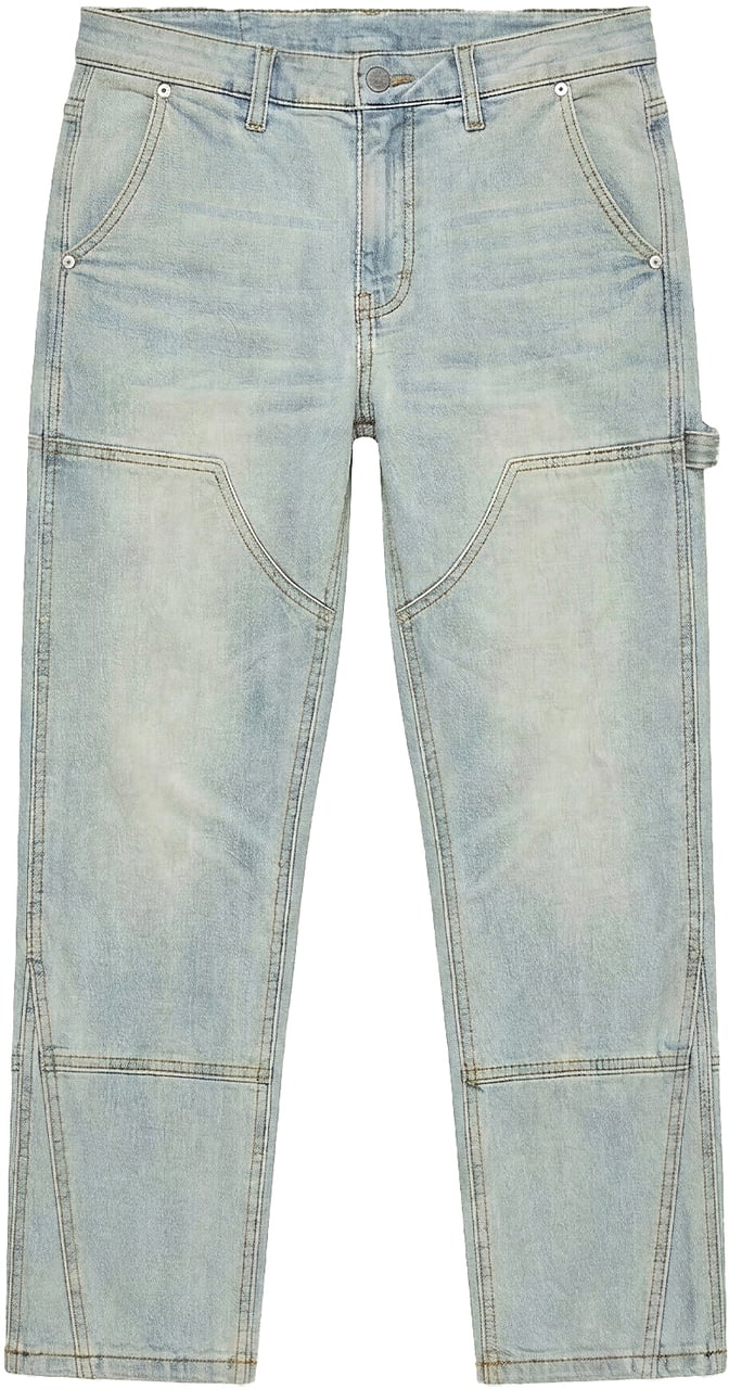 Black Bananas Straight Carpenter Denim Blauw