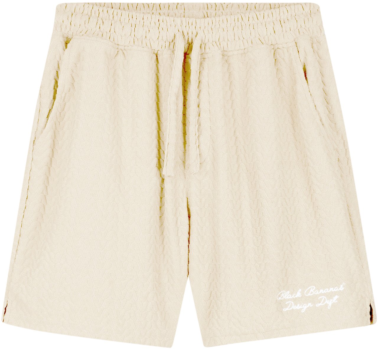 Black Bananas Terry Lounge Shorts Beige