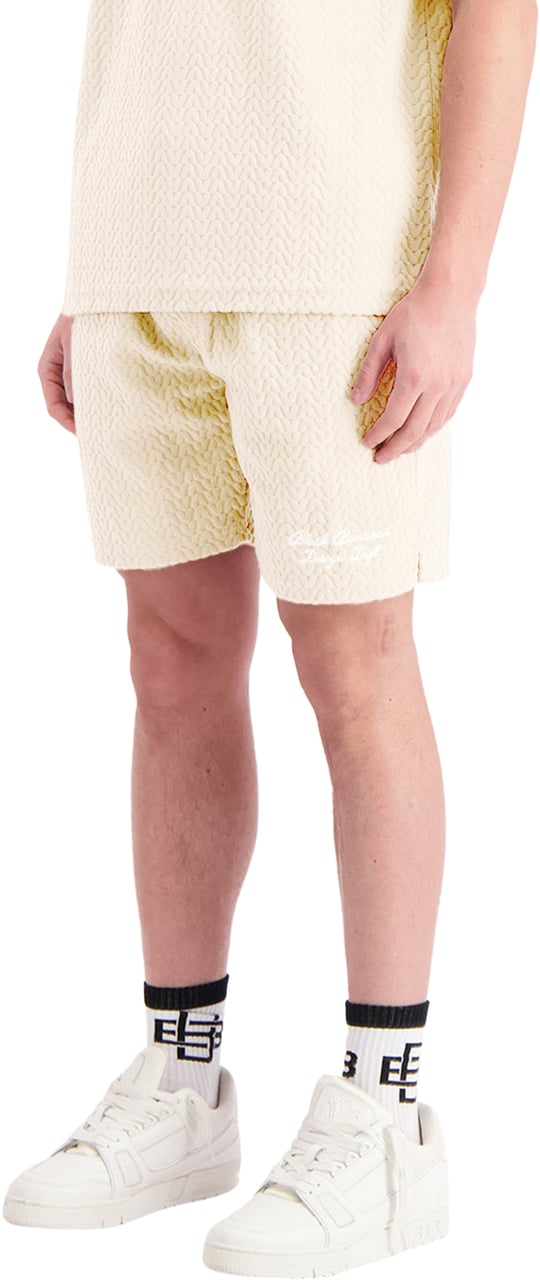 Black Bananas Terry Lounge Shorts Beige