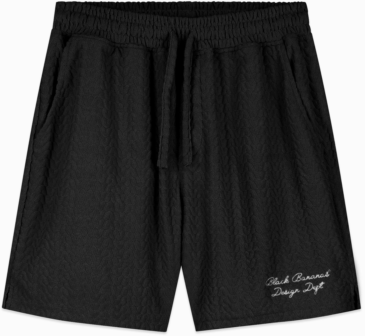 Black Bananas Terry Lounge Shorts Zwart