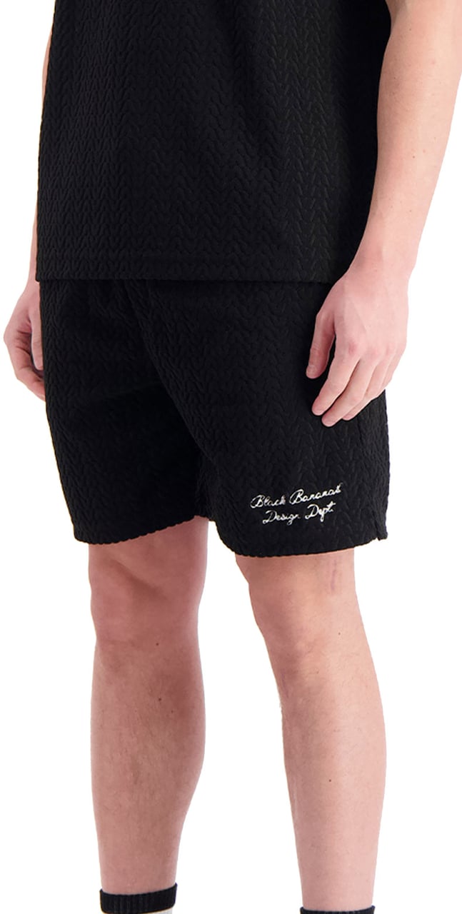 Black Bananas Terry Lounge Shorts Zwart