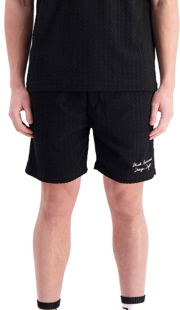 Black Bananas Terry Lounge Shorts Zwart